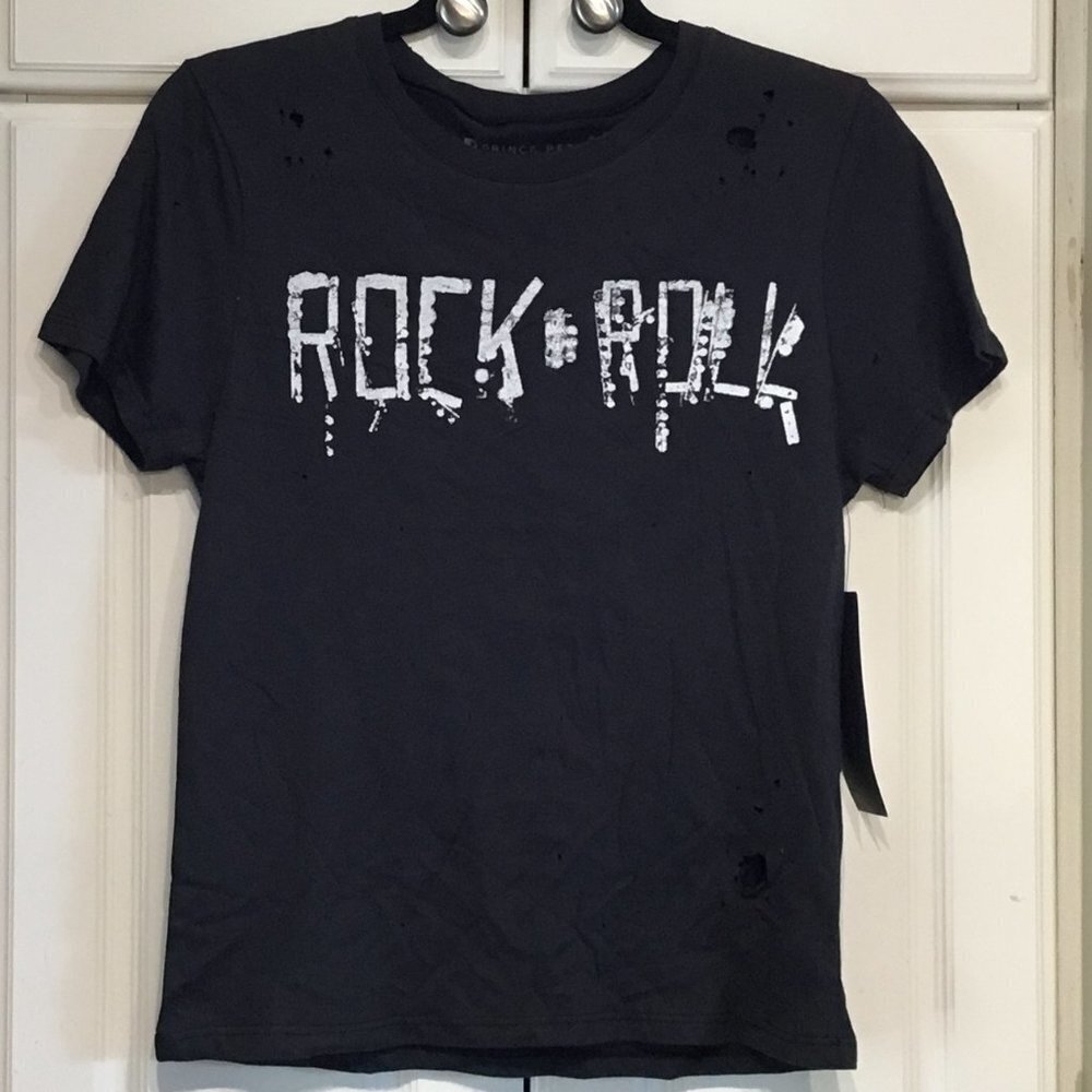 Prince Peter Collection Rock & Roll Distressed Tee Shirt